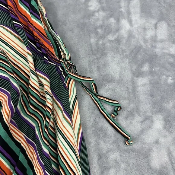 Buddha The Savannah Summer Pants Sz S Multicolor Striped Harem Yoga Flowy Hippie - Picture 3 of 10